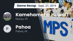 Recap: Kamehameha Hawai'i  vs. Pahoa  2019