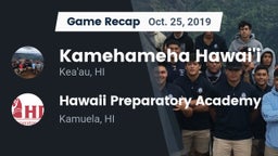Recap: Kamehameha Hawai'i  vs. Hawaii Preparatory Academy 2019