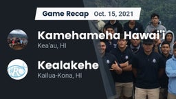 Recap: Kamehameha Hawai'i  vs. Kealakehe  2021