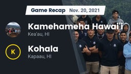 Recap: Kamehameha Hawai'i  vs. Kohala  2021