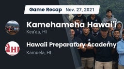 Recap: Kamehameha Hawai'i  vs. Hawaii Preparatory Academy 2021