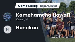 Recap: Kamehameha Hawai'i  vs. Honokaa  2022