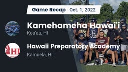 Recap: Kamehameha Hawai'i  vs. Hawaii Preparatory Academy 2022