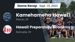 Recap: Kamehameha Hawai'i  vs. Hawaii Preparatory Academy 2023