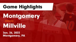 Montgomery  vs Millville  Game Highlights - Jan. 26, 2022