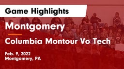 Montgomery  vs Columbia Montour Vo Tech Game Highlights - Feb. 9, 2022