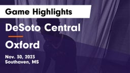 DeSoto Central  vs Oxford  Game Highlights - Nov. 30, 2023