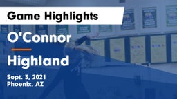 O'Connor  vs Highland  Game Highlights - Sept. 3, 2021