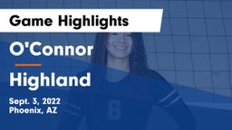 O'Connor  vs Highland Game Highlights - Sept. 3, 2022