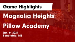 Magnolia Heights  vs Pillow Academy Game Highlights - Jan. 9, 2024