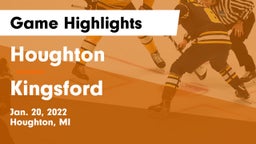 Houghton  vs Kingsford  Game Highlights - Jan. 20, 2022