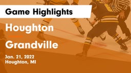 Houghton  vs Grandville  Game Highlights - Jan. 21, 2022