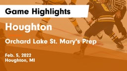 Houghton  vs Orchard Lake St. Mary's Prep Game Highlights - Feb. 5, 2022