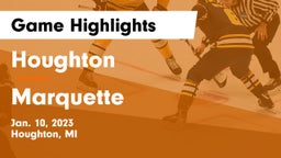 Houghton  vs Marquette  Game Highlights - Jan. 10, 2023