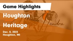 Houghton  vs Heritage  Game Highlights - Dec. 8, 2023