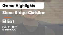 Stone Ridge Christian  vs Elliot Game Highlights - Feb. 11, 2022