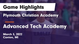 Plymouth Christian Academy  vs Advanced Tech Academy Game Highlights - March 3, 2022