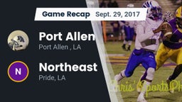 Recap: Port Allen  vs. Northeast  2017