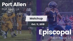 Matchup: Port Allen High vs. Episcopal  2018