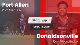 Matchup: Port Allen High vs. Donaldsonville  2019