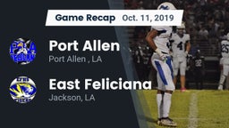 Recap: Port Allen  vs. East Feliciana  2019