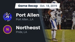 Recap: Port Allen  vs. Northeast  2019