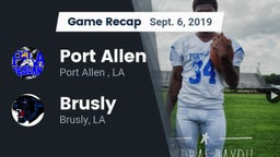 Recap: Port Allen  vs. Brusly  2019