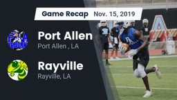 Recap: Port Allen  vs. Rayville  2019