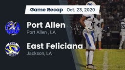 Recap: Port Allen  vs. East Feliciana  2020