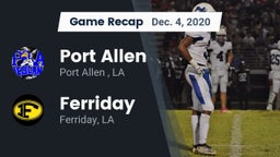 Recap: Port Allen  vs. Ferriday  2020