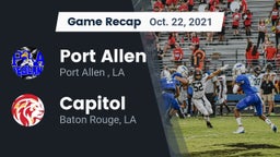 Recap: Port Allen  vs. Capitol  2021