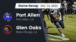 Recap: Port Allen  vs. Glen Oaks  2022