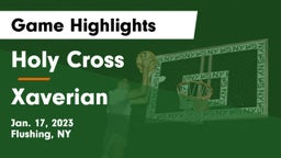 Holy Cross  vs Xaverian  Game Highlights - Jan. 17, 2023
