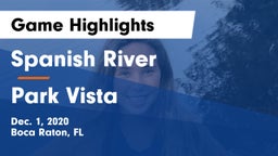 Spanish River  vs Park Vista Game Highlights - Dec. 1, 2020