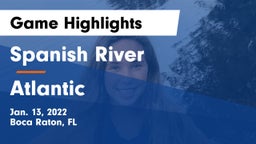 Spanish River  vs Atlantic  Game Highlights - Jan. 13, 2022