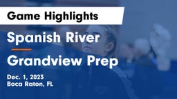 Spanish River  vs Grandview Prep Game Highlights - Dec. 1, 2023