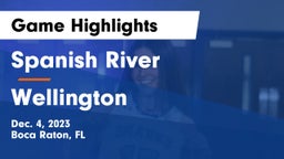 Spanish River  vs Wellington  Game Highlights - Dec. 4, 2023