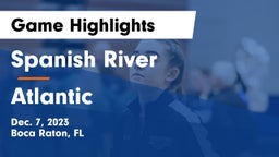 Spanish River  vs Atlantic  Game Highlights - Dec. 7, 2023