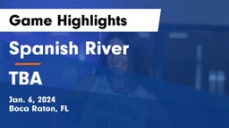 Spanish River  vs TBA Game Highlights - Jan. 6, 2024