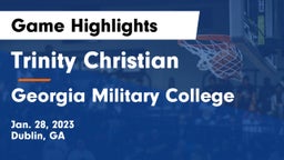 Trinity Christian  vs Georgia Military College  Game Highlights - Jan. 28, 2023