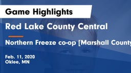 Red Lake County Central vs Northern Freeze co-op [Marshall County Central/Tri-County]  Game Highlights - Feb. 11, 2020