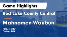 Red Lake County Central vs Mahnomen-Waubun  Game Highlights - Feb. 5, 2021
