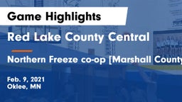 Red Lake County Central vs Northern Freeze co-op [Marshall County Central/Tri-County]  Game Highlights - Feb. 9, 2021