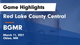 Red Lake County Central vs BGMR Game Highlights - March 11, 2021