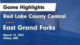 Red Lake County Central vs East Grand Forks  Game Highlights - March 12, 2021