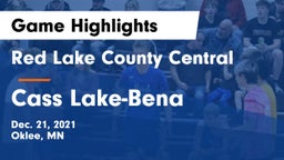 Red Lake County Central vs Cass Lake-Bena  Game Highlights - Dec. 21, 2021