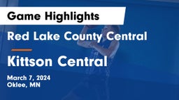 Red Lake County Central vs Kittson Central  Game Highlights - March 7, 2024