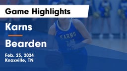 Karns  vs Bearden  Game Highlights - Feb. 23, 2024