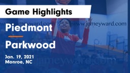Piedmont  vs Parkwood  Game Highlights - Jan. 19, 2021