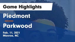 Piedmont  vs Parkwood Game Highlights - Feb. 11, 2021